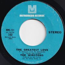 Winstons The Greatest Love / Birds Of A Feather Metromedia US MMS-151 203507 SOUL ソウル レコード 7インチ 45_画像1