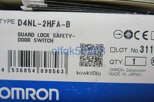 新品◆税込 東京発 代引可◆OMRON D4NL-2HFA-B 小形電磁ロック セーフティドアスイッチ【６ヶ月保証】