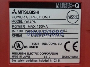 新品◆税込 東京発 代引可◆ MITSUBISHI シーケンサ Q64PN【６ヶ月保証】