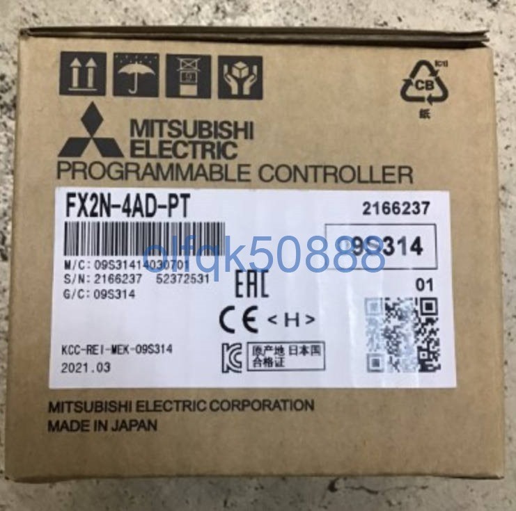 ☆新品 MITSUBISHI 三菱 FX2N-4AD-PT PLC 【6ヶ月保証付き】-