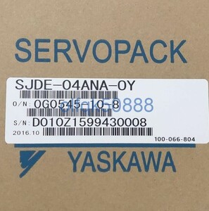 新品◆税込 東京発 代引可◆ YASKAWA / 安川電機 サーボドライバ SJDE-04ANA-OY 【６ヶ月保証】