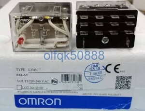 新品◆税込 東京発 代引可◆10個入りセットOMRON オムロン リレー　LY4N AC100/110V【６ヶ月保証】