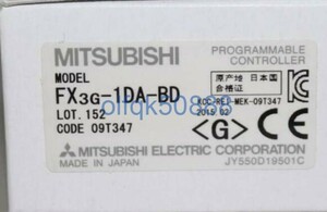 新品◆税込 東京発 代引可◆MITSUBISHI/三菱電機 シーケンサ FX3G-1DA-BD【６ヶ月保証】