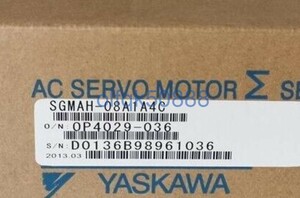 新品◆税込 東京発 代引可◆ YASKAWA/安川 サーボモーター SGMAH-08A1A4C 【６ヶ月保証】