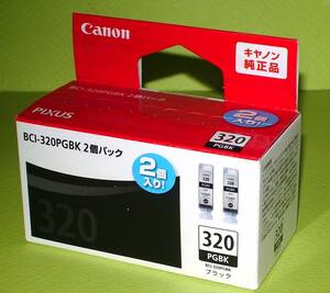 【BCI-320PGBK2P】CANON純正 未使用品１箱 【取付期限23.09】