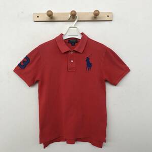 POLO RALPH LAUREN KIDS ポロ ラルフローレン キッズ BIGポニー刺繍 半袖ポロシャツ 良品 size M(10-12) 150cm