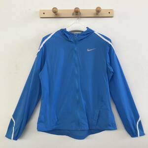 NIKE ナイキ レディース フルジップ 薄手ナイロンパーカー/ウインドブレーカー 美品 size L