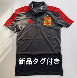 【新品未使用】スペイン代表 シャーツ　サッカー adidas レアル・マドリード　バルセロナ　ユニフォーム　ウェア　移動着　タグ付