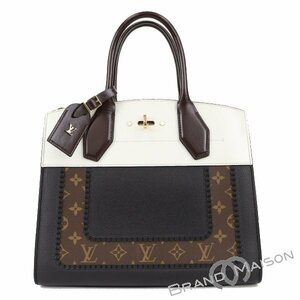 Aランク【ルイ・ヴィトン】シティスティーマーMM/M55430/モノグラム/ブラック/ホワイト/LOUIS VUITTON/ショルダーバッグ