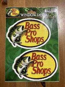 Bass pro shops バスプロ ステッカー シール デカール usdm フィッシング 釣り アウトドア 新品 日本未発売 未上陸 アメリカ カナダ 釣り　