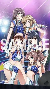 BanG Dream! Blu-ray/DVD アニメイト 全巻 購入 特典 描き下ろし アクリルプレート 【花園 たえ 青葉 モカ 氷川 日菜 紗夜 瀬田 薫