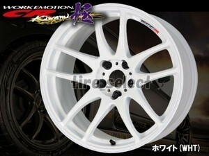 1本価格 要納期確認 WORK EMOTION CR kiwami 18x9.5J WHT□送料込2本は67600円/4本は135200円 ワーク エモーション CR極 5 【wecrkw】