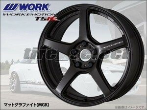 1本価格 要納期確認 WORK EMOTION T5R 18x9.5J MGK マットグラファイト□送料込2本は71600円/4本は143200円 ワーク エモーション5【wet5r】