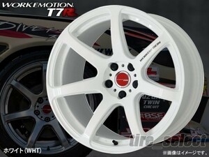 1本価格 要納期確認 WORK EMOTION T7R 17x7.0J WHT ホワイト□送料込2本は61000円/4本は122000円 ワーク エモーション 7.0J-17 4【wet7r】