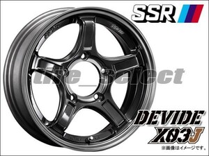 1本価格 要納期確認 SSR DEVIDE X03J 16x5.5J マシンドグラファイトガンメタスモーククリア□送料込2本は50600円/4本は101200円【devx03j】