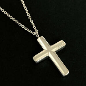 Tiffany & Co. ティファニー クロス 十字架 ペンダント ネックレス シルバー925 約2.6gの画像1