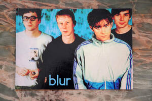 イギリス製 ★ ブラー blur カラー ポストカード ★ 90's アンティーク コレクション