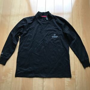 ダンロップ ハイネックシャツ インナーシャツ 543-1-9 メンズ M ブラック タイヤ スポーツ