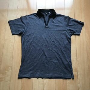 Uniqlo Skipper Polo Рубашка 108-1-328 Мужской L Dark Grey