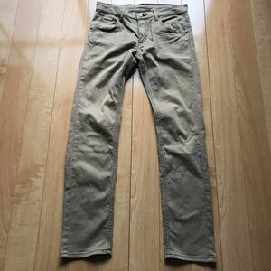 Lee Skinny Fit Pants Цена 8295 иен 548-1-40 Beige M Black Stitch