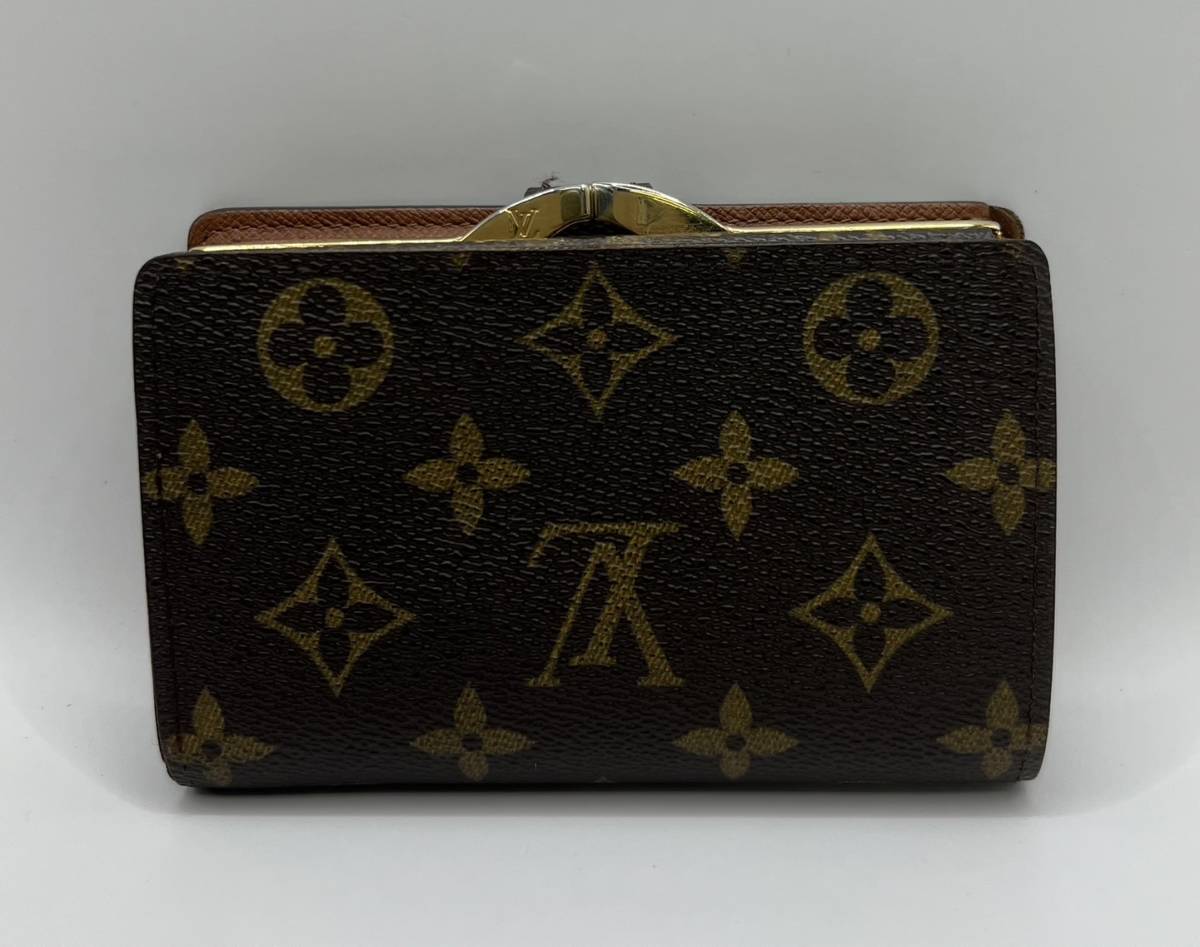 1円スタート ルイヴィトン がま口財布 ポルトフォイユ ヴィエノワ レ
