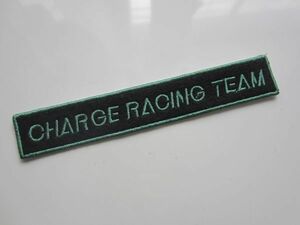 CHARGE RACING TEAM チャージレーシングチーム F1 緑 ワッペン/レナウン マツダ 自動車 バイク レーシング スポンサー ③ 111