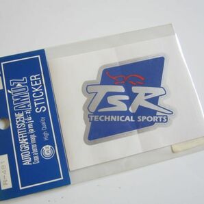 Tsr TECHNICAL SPORTS テクニカルスポーツ ステッカー/当時物 デカール 自動車 バイク パーツ メーカー 企業 スポンサー S57の画像1