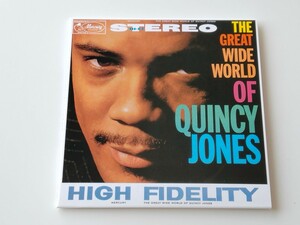 【02年24bitリマスター紙ジャケ】Quincy Jones/ The Great Wide World Of Quincy Jones CD UCCM9071 59年作,Lee Morgan,Phil Woods,Al Cohn