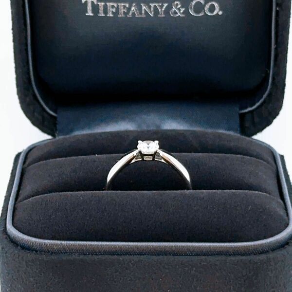 TIFFANY　ティファニー　ハーモニーリング　Pt950　ダイヤモンド　指輪 ダイヤモンド　プラチナ 7号 ブランド