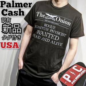 新品タグ付　訳有　Palmer Cash　デッドストック　USA　半袖　Tシャツ クルーネック　アメカジ　プリント　Y2K　アメリカ　ビンテージ　　 