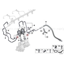 BMW F80 M3 ハイプレッシャーポンプ 高圧燃料ポンプ 13517847204 新品 純正OEM BOSCH_画像2