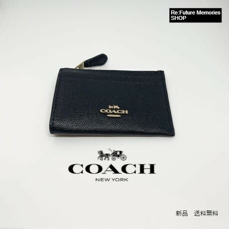 値下げしました！　正規品　新品　送料無料　コーチ coach　コインケース　カードケース　パスケース　定期入れ　名刺　ブラック