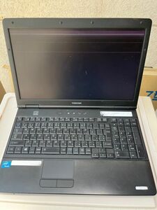 5C57 ジャンク ノートPC 東芝 dynabook B452/H Intel Inside Windows8 Pro コンピュータ パソコン ラップトップ 通電 画面割れ PW不明