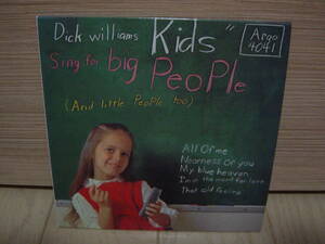 CD[VOCAL] 紙ジャケ良品 DICK WILLIAMS KIDS SING FOR BIG PEOPLE ディック・ウィリアムズ・キッズ