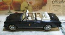 ★激レア絶版*世界500台*フランクリンミント*1/24*1993 Rolls Royce Corniche IV - Emperor's Version ブラック*平成天皇御料車_画像5