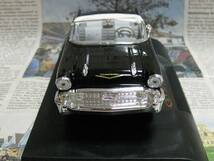 ★絶版*Signature Models*1/32*1957 Chevrolet Bel Air Convertible ブラック≠フランクリンミント_画像3