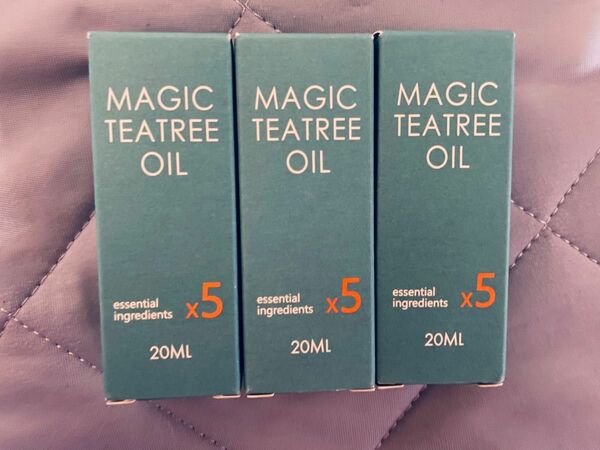 magic tea tree oil マジックティーツリーオイル 3本