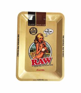 ◆送料無料◆新品　RAW 正規品　メタルトレイガールミニ　ロッキンジェリービーン　手巻きタバコ　喫煙具　トレー