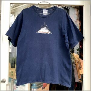 ★ナイキ　ACG　90s　Tシャツ　size M　9 to 5? yeah right.　紺色★検 ビンテージ アウトドア all conditions gear nike アメリカ 古着