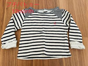 プチバトー　PETIT BATEAU 12month 74cm ボーダーカットソー