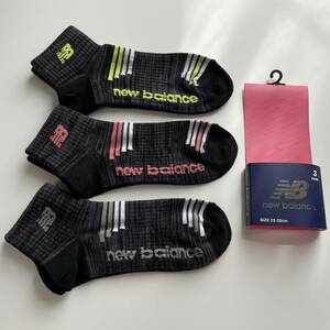 3 pairs set * New balance * socks *23~25cm* lady's sport * training * running * fitness *NB*New Balance*