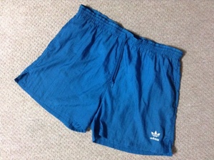 ★中古★古着 アディダス スイムショーツ ハーフパンツ アウトドア キャンプ 海 水泳 メッシュインナー付き adidas ビンテージ 80s 90s 00s