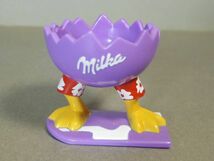 企業物 MILKA ミルカチョコレート プラスチックエッグカップ サーフィン イースター_画像1