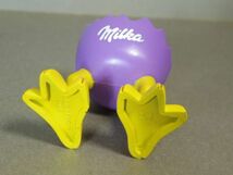 企業物 MILKA ミルカチョコレート プラスチックエッグカップ 裸足 ひよこ イースター_画像3