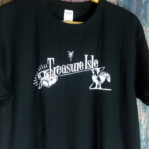 送込　Treasure Isle Records トレジャーアイル Rocksteady　Ska　半袖Tシャツ　黒　XLサイズ
