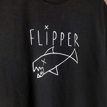 送込　FLIPPER フリッパー　カートコバーン着用　半袖Tシャツ 黒　2XLサイズ_画像1