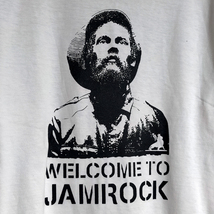 送込　Damian 'Junior Gong' Marley　WELCOME TO JAMROCK　ダミアン・マーリー　半袖Tシャツ 白　Lサイズ_画像1