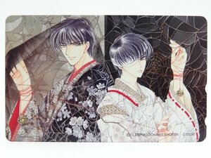  rare telephone card!! unused CLAMP X( X ) 50 frequency ×1 telephone card Sakura . star history .&...[CLAMPno.sigoto] original picture exhibition sale goods peace *P