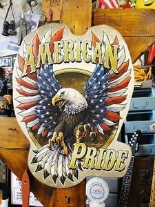 アメリカンイーグル　ブリキ看板　AMERICAN PRIDE アメリカ雑貨 アメリカン雑貨