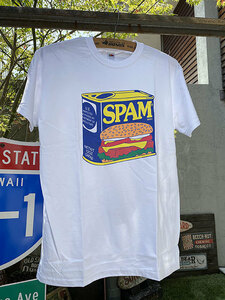  spam official T-shirt ( spam can )(M size ) # american miscellaneous goods America miscellaneous goods 